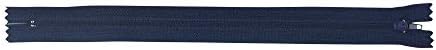 Mandala Crafts 80 PCs Navy Blue Closed-End 14 Inch Nylon Zippers for Sewing