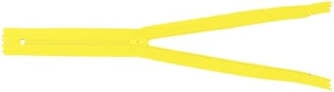 Mandala Crafts 60 PCs Yellow Closed-End 18 Inches Nylon Zippers for Sewing
