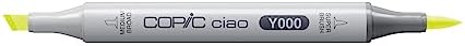 Copic Markers Y000 Ciao with Replaceable Nib, Pale Lemon
