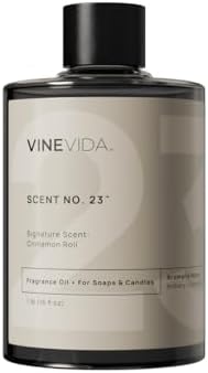 VINEVIDA [16oz] Cinnamon Roll Fragrance Oil - Fall Scent for Candle Making - Essential Oil - Candle Scents