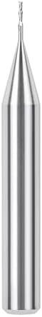 SpeTool 1/32 Inch Downcut Inlay Router Bit with 1/4 Inch Shank Carbide CNC Router Bit End Mill Woodworking Slot Carving Engraving Tool