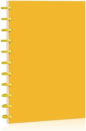 Blank Spiral Notebook For Women Blank Spiral Journal No Lines Blank Pape Notebook Spiral Sketchbook A4 Journal 160 Pages 8.3 × 11.4 Inch Unlined Journaling, Sketch book , Note Taking | Gift Artists for Drawing Office School Home (A4-yellow)