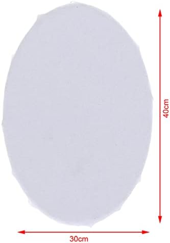 Art Supply 30 x 40cm Stretched Canvas 12-Ounce Triple Primed, 1 Sheet Professional Artist Quality White Blank, Heavy-Weight Gesso - Acrylic Pouring, Oil Painting
