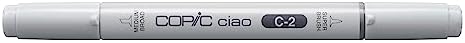 Copic Markers C2 Ciao with Replaceable Nib, Cool Gray