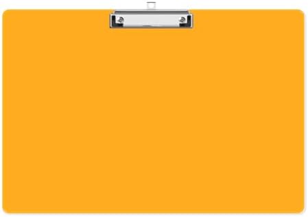 Extra Large Clipboard, 11 x 17 Orange Plastic Drawing Board