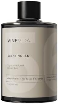 VINEVIDA [16oz] Ocean Rain Fragrance Oil for Candle Making and Soap Making - Premium Candle Scents for Soy Candles