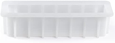Loaf Soap Mold, 12" Large Rectangular Silicone Mold, Swirl Making Tool for DIY Soap, Handmade Candles, Resin Casting, Homemade Desserts, Capacity 50 oz