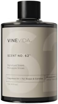 VINEVIDA [16oz] Pineapple Slices Fragrance Oil for Candle Making - Made in USA Scents for Soap Making - Natural Candle Fragrance Oil