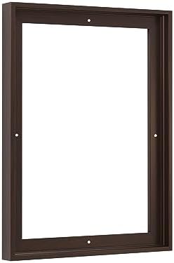 Pixy Canvas Floater Frame 4x8 for 3/4 (0.75) inch Deep Canvas Paintings/Canvas Prints/Wood Canvas Panels/Wall Art/Wall Decor/Home Decor/Artwork (Dark Walnut, 4 x 8 inch, Portrait)