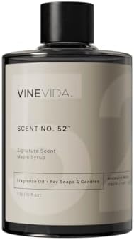 VINEVIDA [16oz] Maple Syrup Fragrance Oil - USA Candle Scents - Natural Candle Fragrance - Scents for Soap Making