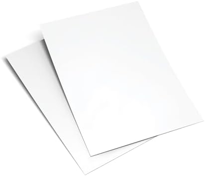 100 Sheets White Card stock Thick Paper 130lb/ 350gsm