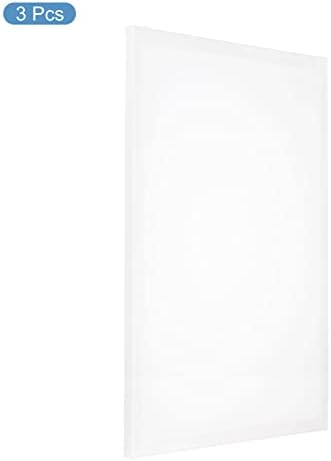 PATIKIL Paint Canvases Panel for Painting, 3 Pack 16x24 Inch Rectangle Wood Frame Stretched Blank Art Board Panels for Acrylic, Oil, Tempera Painting, White