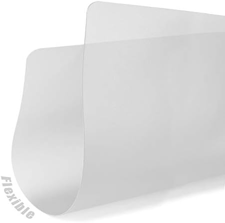 Fotouzy Flexible Plastic Cutting Boards for Kitchen, 4 Frosted Clear Cutting Mats 15 x 12 In, BPA-Free, Non-Porous, and Dishwasher Safe, Set of 4