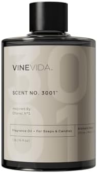 VINEVIDA [16oz] Scent No.3001 Fragrance Oil for Candle Making and Soap Making - Premium Candle Scents for Soy Candles