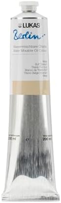 LUKAS Premium Water mixable Oil Paint, Beige, 200 ml