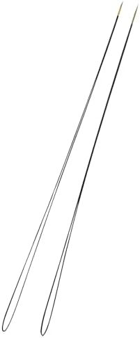 Fbshicung 2PCS Professional Needle Threader for Embroidery Machines, Compatible with Tajima & SWF Chenille Machines, Durable Metal Threading Tool (210mm)