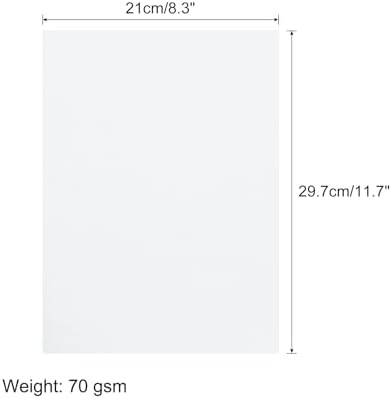 MECCANIXITY 50 Sheet Origami Paper Double Sided Cream White 11.7 x 8.3 Inch Square Sheet for Art Craft Project, Beginners, Gifts Decor