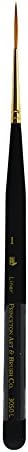 Princeton Artist Brush, Mini-Detailer Brushes for Watercolor, Acrylic and Gouache Series 3050, Liner Synthetic Sable, Size 1
