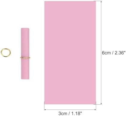 MECCANIXITY Mini Vintage Message Paper Scrolls, 100Pcs Valentine Message Paper, Lucky Wish Paper Roll for Party Birthday, Rose