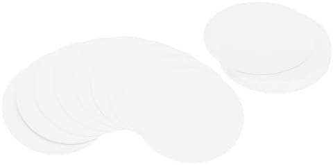 PATIKIL 5inch Circle Card Stock, 36Pcs Round Shape Cutouts Paper Thick Cardstock Coaster for DIY Craft Projects Classroom Bulletin Board Decor, White