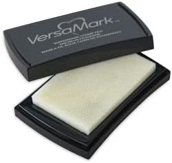 Tsukineko Versamark Watermark Embossing Bundles - Versamark Clear Watermark Stamp Pad - Two Pack of Clear Embossing Ink Pads - with Trebbies Detail Sticks