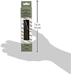 Winsor & Newton Artist Vine Charcoal Sticks, Medium, Box of 12 Sticks