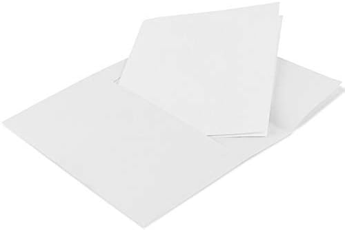 Blank White Greeting Cards With White Envelopes 5" x 7" Pack Of 20 Printable Note Cards With Corresponding Envelopes