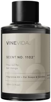 VINEVIDA [4oz] Scent NO. 1102 Bali Mango Fragrance Oil for Candle Making and Soap Making - Premium Candle Scents for Soy Candles
