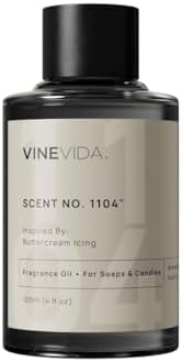 VINEVIDA [4oz] Buttercream Icing Fragrance Oil for Candle Making and Soap Making - Premium Candle Scents for Soy Candles