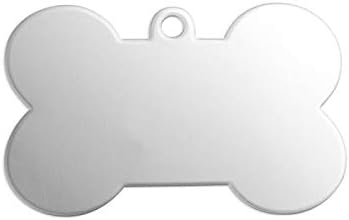 ImpressArt - Premium Metal Stamping Blanks for Metal Stamping and Jewelry Making (24 Pack) (1 5/8" Dog Bone, Alkeme)