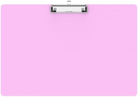 Extra Large 11x17 Clipboards, Plastic Pink Drawing Boards, Horizontal Clip Board, Landscape Layout. Suitable for Watercolor, Sketching, Painting. Art & Drafting Supply