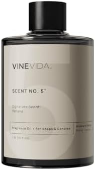 VINEVIDA [16oz] Banana Fragrance Oil for Candle Making and Soap Making - Premium Candle Scents for Soy Candles