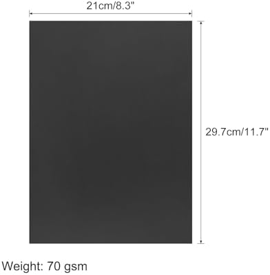 MECCANIXITY 50 Sheet Origami Paper Double Sided Cream Black 11.7 x 8.3 Inch Square Sheet for Art Craft Project, Beginners, Gifts Decor
