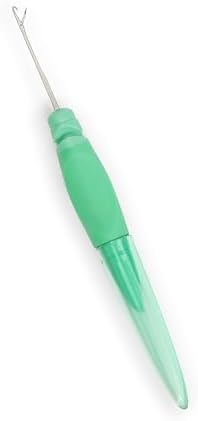 Dritz Clothing Care 82409 Ergonomic Knit Picker, Green