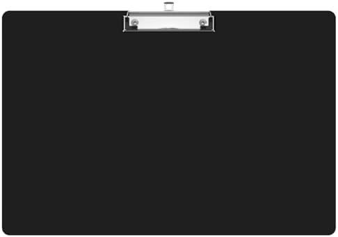 Extra Large 11x17 Clipboards, Plastic Black Drawing Boards, Horizontal Clip Board, Landscape Layout. Suitable for Watercolor, Sketching, Painting. Art & Drafting Supply