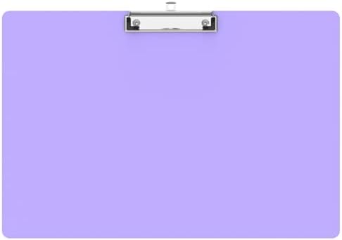 Extra Large 11x17 Clipboards, Plastic Purple Drawing Boards, Horizontal Clip Board, Landscape Layout. Suitable for Watercolor, Sketching, Painting. Art & Drafting Supply