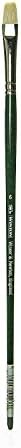 Winsor & Newton Winton Hog Bristle Brush-Bright 6,Green