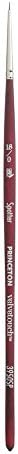 Princeton Velvetouch, Series 3950, Paint Brush for Acrylic, Oil and Watercolor, Spotter, 18/0