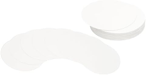PATIKIL 4inch Circle Card Stock, 36Pcs Round Shape Cutouts Paper Thick Cardstock Coaster for DIY Craft Projects Classroom Bulletin Board Decor, White