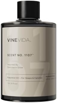 VINEVIDA [16oz] Cashmere Glow Fragrance Oil for Candle Making - Made in USA Scents for Soap Making - Natural Candle Fragrance Oil
