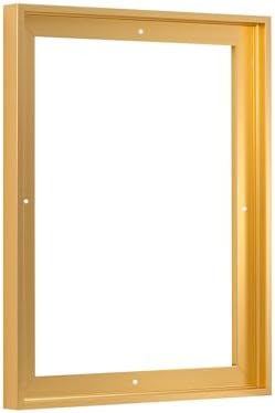 Pixy Canvas Floater Frame 6x24 for 3/4 (0.75) inch Deep Canvas Paintings/Canvas Prints/Wood Canvas Panels/Wall Art/Wall Decor/Home Decor/Artwork (Brass Gold, 6 x 24 inch, Portrait)