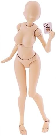 Artists Manikin Art Mannequin Figures Supplies Drawing Tools,Small Drawing Figure Model for Action Figure,Set Sketching,Painting（Yellow-Female）