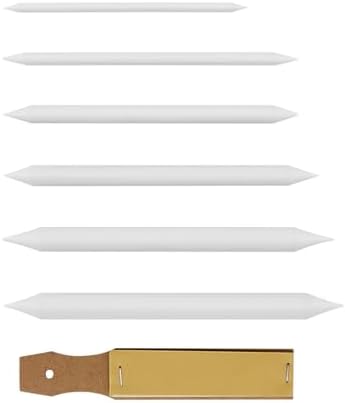 Artists Sketching Drawing Tools Set Art Blending Kits with Multiple Sizes Blending Stumps Tortillions and Sandpaper