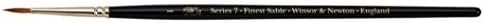 Winsor & Newton Series 7 Kolinsky Sable Brush, Round SH #1,Black | The World's Finest Watercolor Brush, Kolinsky Sable Hair, Rust-proof, Seamless Nickel Plated Ferrules, Hand-Made in England