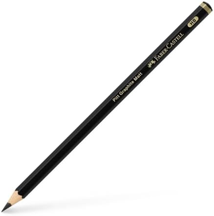 Faber-Castell Art & Graphic Pitt Graphite Matt Pencil, Matt Graphite, HB, For Art, Craft, Drawing, Sketching, Home, School, University, Colouring
