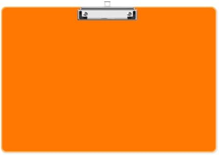 Extra Large Clipboard, 11 x 17 Orange Plastic Drawing Board
