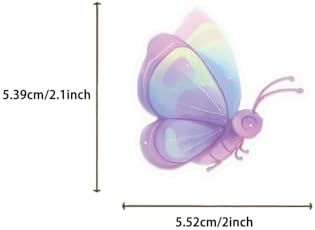 50Pcs Candy Color Insect PET Stickers