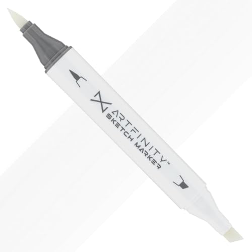 Artfinity Sketch Markers - Colorless Blender 0, Vibrant, Professional, Dye-Based Alcohol Markers for Artists, Drawing, Travel, & More