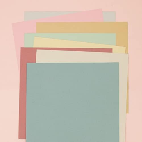 Craftelier - Cardstock Set Textura Romantic Vintage | Pack of 24 Double Sided Cardstock for Card Making, Scrapbooking and Craft Projects | Weight 216 grams | Size 30,48 x 30,48 cm (12" x 12")