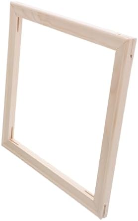 Wood Canvas Frame 30x30cm Stretcher Bar Kit for Oil Painting